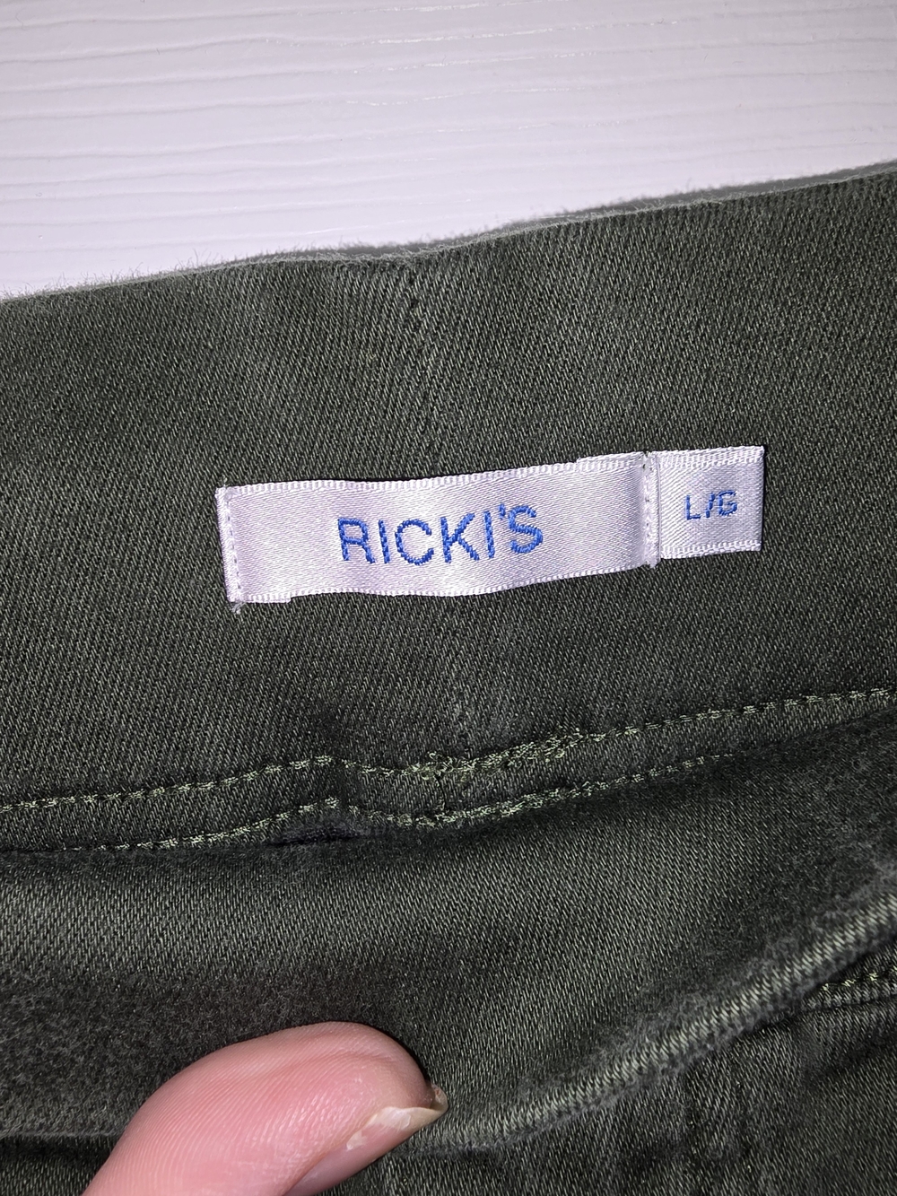 Ricki's Olive Green Pull-On Stretch Jeggings